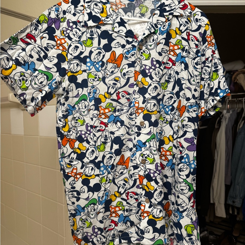 Disney Colorful Cartoon Character Shirt